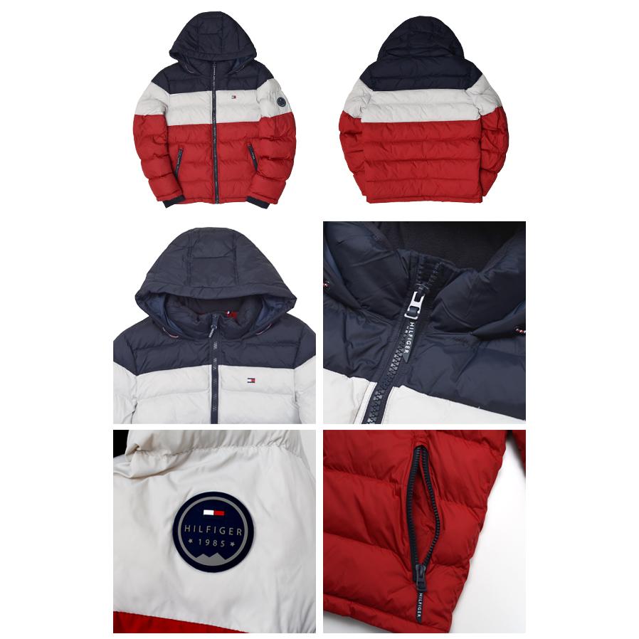 超格安 トミー ヒルフィガー ダウンジャケット TOMMY HILFIGER メンズ 中綿ジャケット 158AN508 クラシック フード ブルゾン ジャケット 大きいサイズ