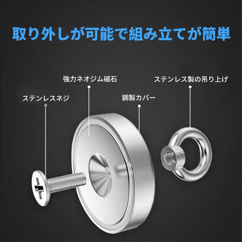 超強力 マグネットフック 磁石 25ｍｍ 7個セット 耐荷重22kg ネオジム磁石 ステンレス マグネット フック 強力 磁力 防腐 防錆 2.5cm 7個入 (HOOK257)｜gb-shop｜07