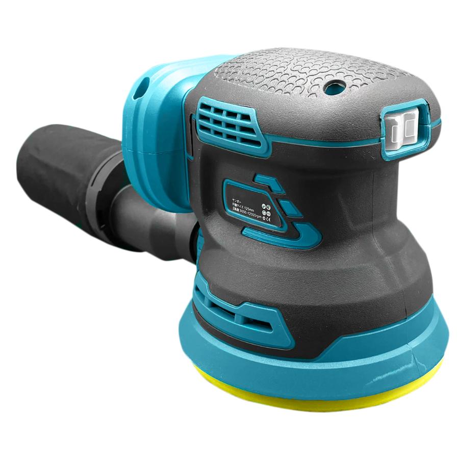 マキタ 互換 充電式 ランダム オービット サンダー ブラシレス 工具 小型 125mm 研磨 サビ落とし 集塵 コードレス 電動 18V