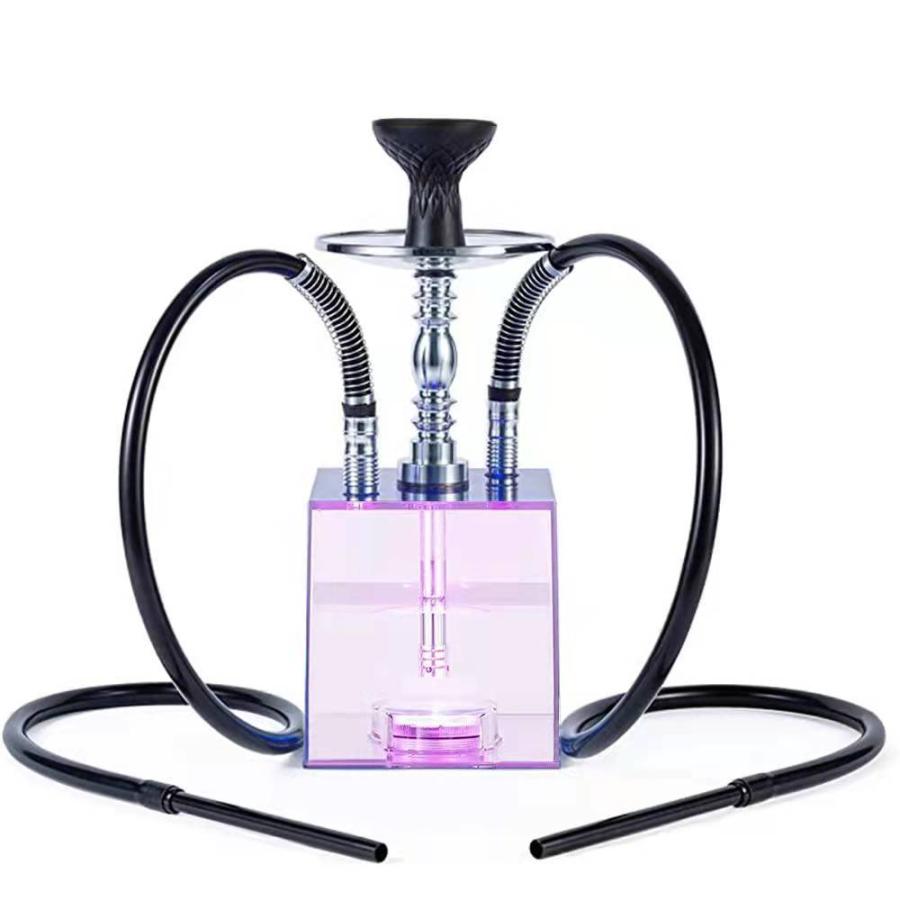 シーシャ 本体 水パイプ 水タバコ フーカ ホース2本 喫煙具 Shisha