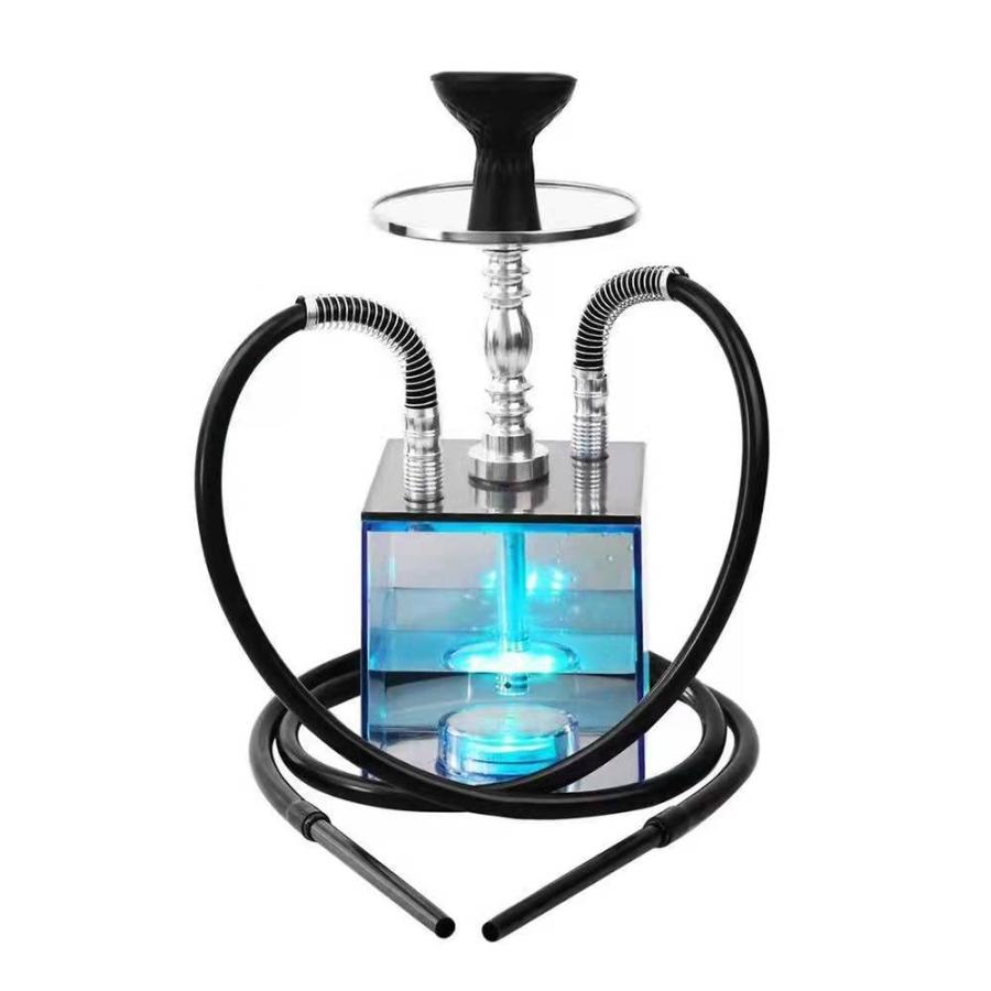 シーシャ 本体 水パイプ 水タバコ フーカ ホース2本 喫煙具 Shisha 