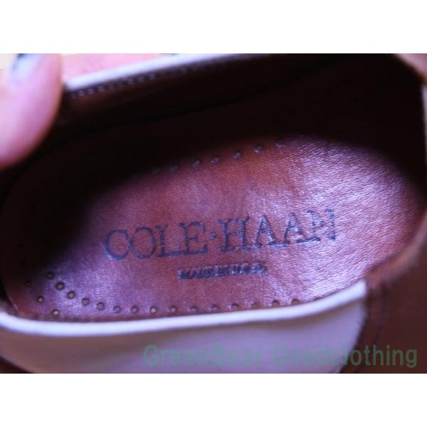 USA製 コールハーン Cole HAAN ビンテージ サドルシューズ ワイズ細め 白×茶 メンズ 10.5D/B 28.5cm X228｜gb-usedclothing｜09