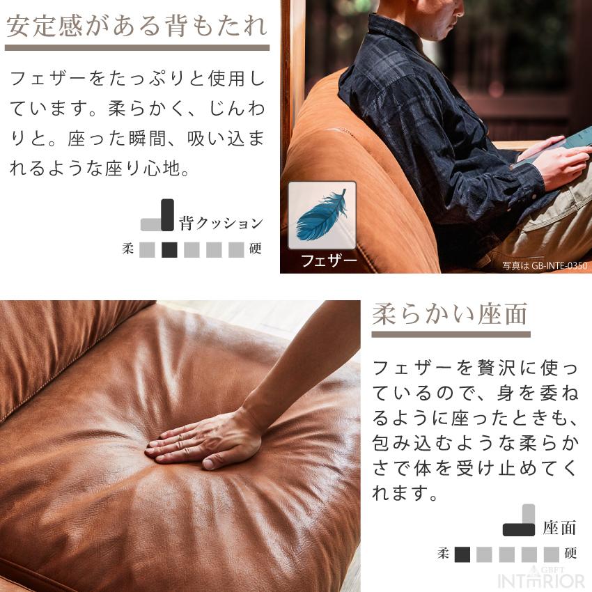 ソファー 2人掛け コンパクト 幅165cm リビング スーパーレザー
