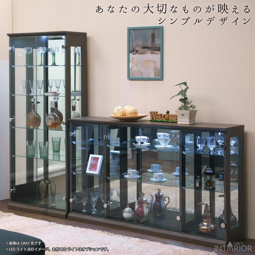 ガラスコレクションケース 幅65cm ディスプレイラック コレクション