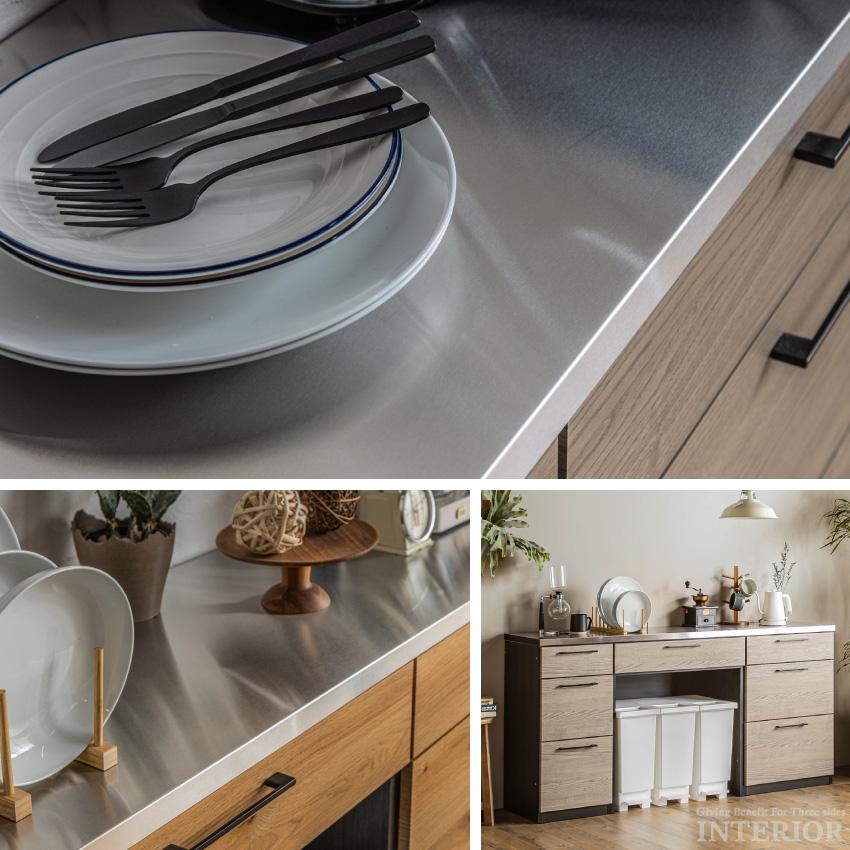 国産キッチンカウンター幅119/使用1年半/完成品/北欧インテリア/送料込 国産キッチンカウンター幅119/使用1年半/完成品/北欧インテリア/送料込