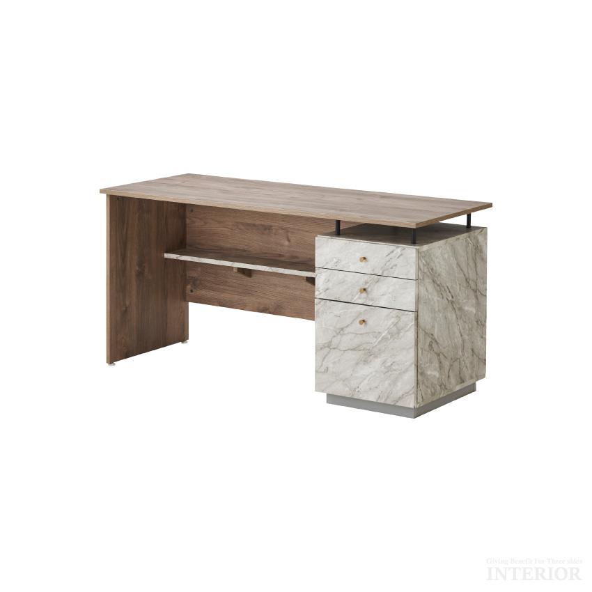 デスク 机 テーブル 収納付きテーブル 棚付きテーブル 引き出し 上棚