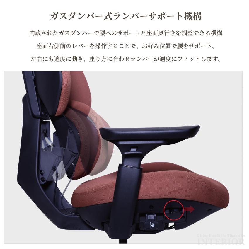 ゲーミングチェア オフィスチェア テレワーク 座面昇降 リクライニング