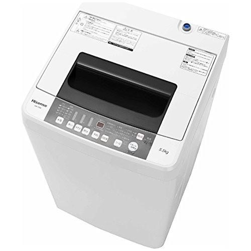 激安　売り切り　Hisense　ハイセンス　洗濯機　5.5㎏　HW-T55A　動作良好　風乾燥　スリム　単身 ハイセンス 5.5kg 全自動洗濯機 Hisense HW-T55A : GBFT Online - 通販