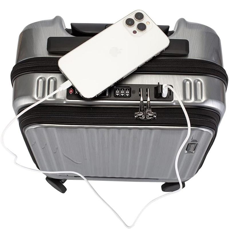 BERMAS バーマス スーツケース インターシティFO コインロッカー38c シルバー ストッパー付き静音キャスター 6052422 ハードキャリーバッグ｜gbft-online｜05