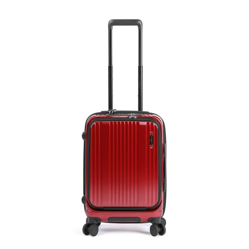 BERMAS バーマス スーツケース インターシティ フロントオープン48c ワイン 35L 静音キャスター 6052044 ハードキャリー