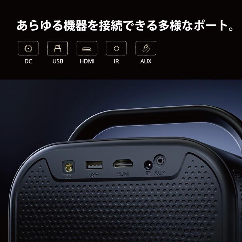 ETOE Seal Pro Google TV プロジェクター 1080P 1000ANSIルーメン搭載