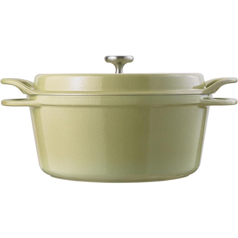 バーミキュラ　オーブンポット ラウンド　22cm グリーン　両手鍋　鍋 バーミュキュラ オーブンポットラウンド 22cm 両手鍋 鍋 グリーン