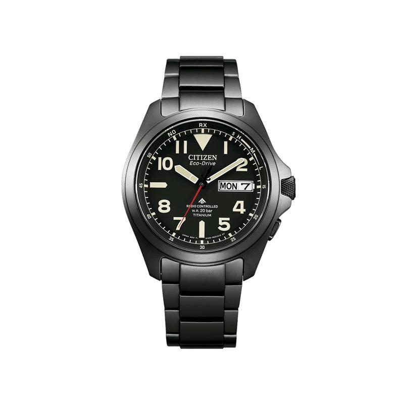 美品シチズン プロマスター LAND AT6085-50E 電波ソーラー チタン CITIZEN（シチズン） プロマスター LAND エコ・ドライブ 電波時計