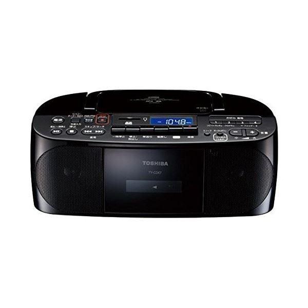 TOSHIBA（東芝） CD/SD対応ラジカセ（ブラック）TOSHIBA TY-CDX7-K