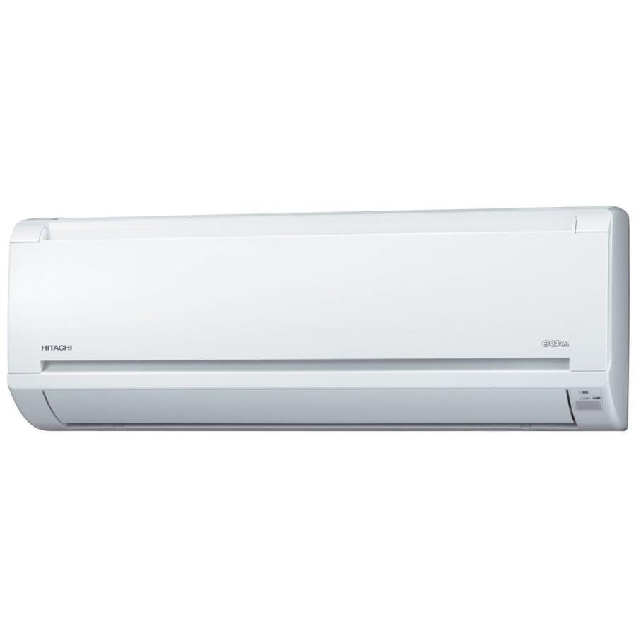 日立 RAS-AJ22F(W) エアコン 冷暖房 白くまくん 日立 6畳用 コンパクトサイズのシンプルエアコン「白く