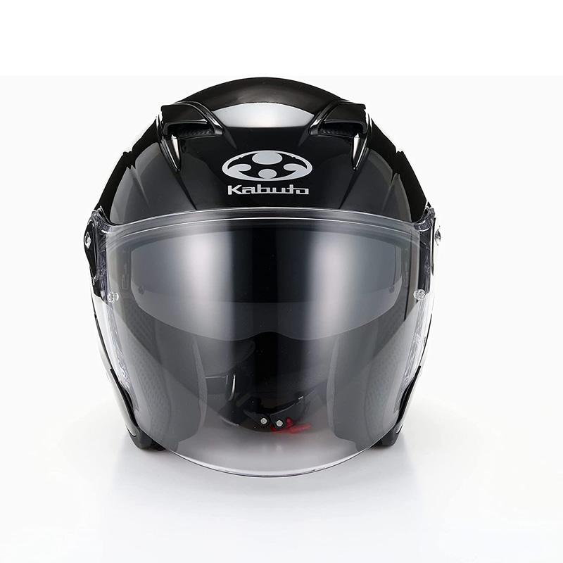 オージーケーカブト バイクヘルメット ジェット EXCEED ブラック
