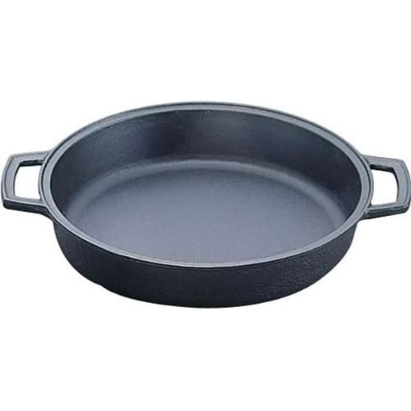 岩鋳（IWACHU） すき焼き鍋 ほほえみ 黒焼付 内径25cm IH対応 南部鉄器