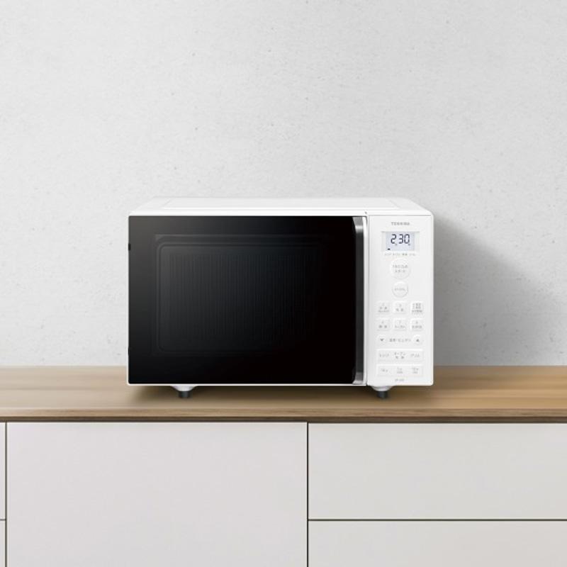 TOSHIBA（東芝） オーブンレンジ ER-20B フラット庫内 コンパクト