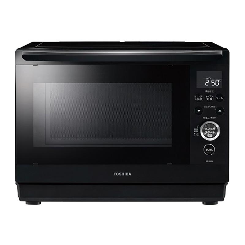 TOSHIBA（東芝） 角皿式スチームオーブンレンジ 石窯ドーム ブラック 