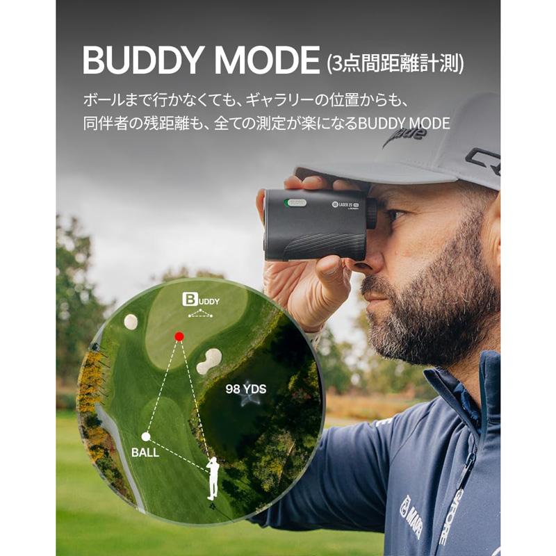 GOLF BUDDY GB LASER ゴルフ用距離計 楽天市場】GOLFBUDDY ゴルフバディー GB LASER atom (White
