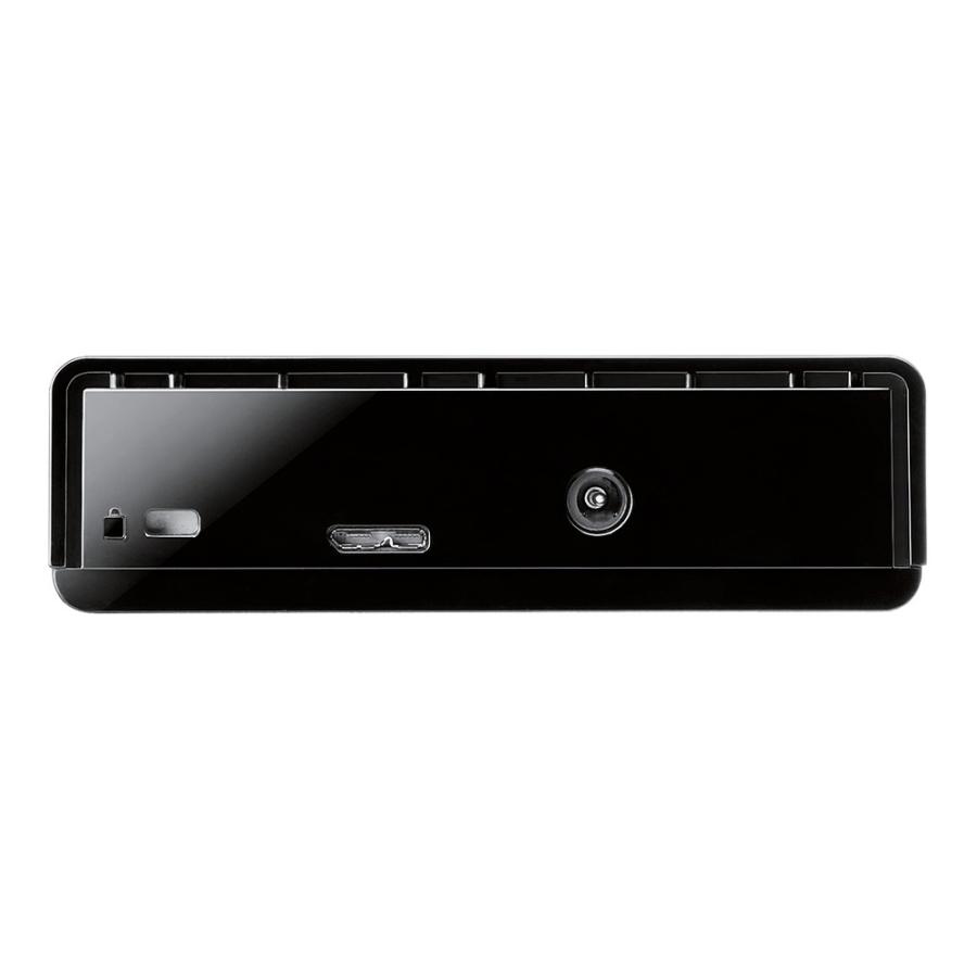 エレーザ エレコム ELD-HTV020UBK 外付けハードディスク 2TB ラバー