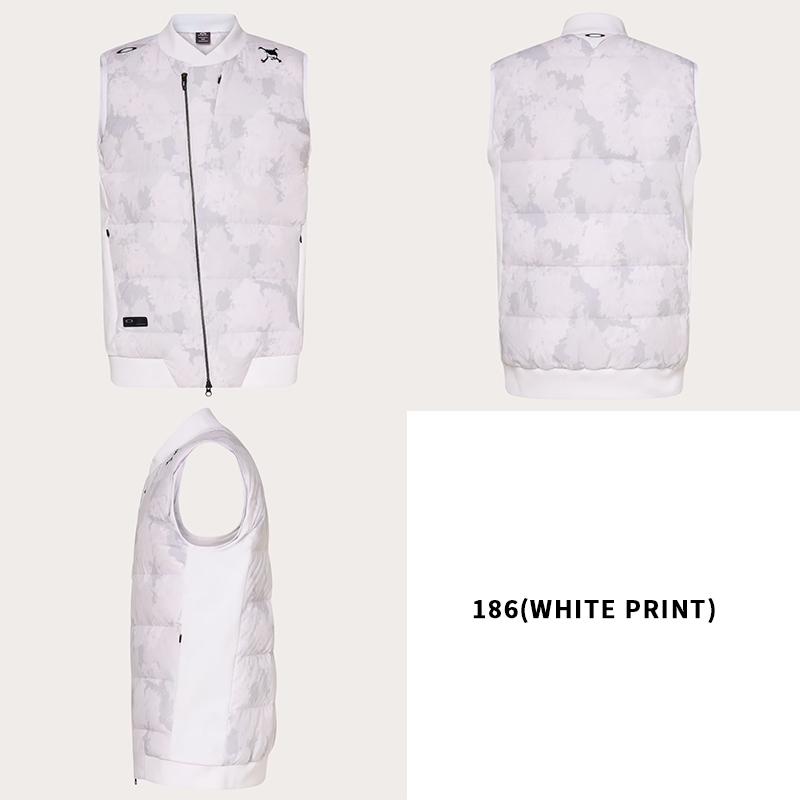 OAKLEY（オークリー） ベスト SKULL DIAGONAL DOWN VEST FOA406968 S