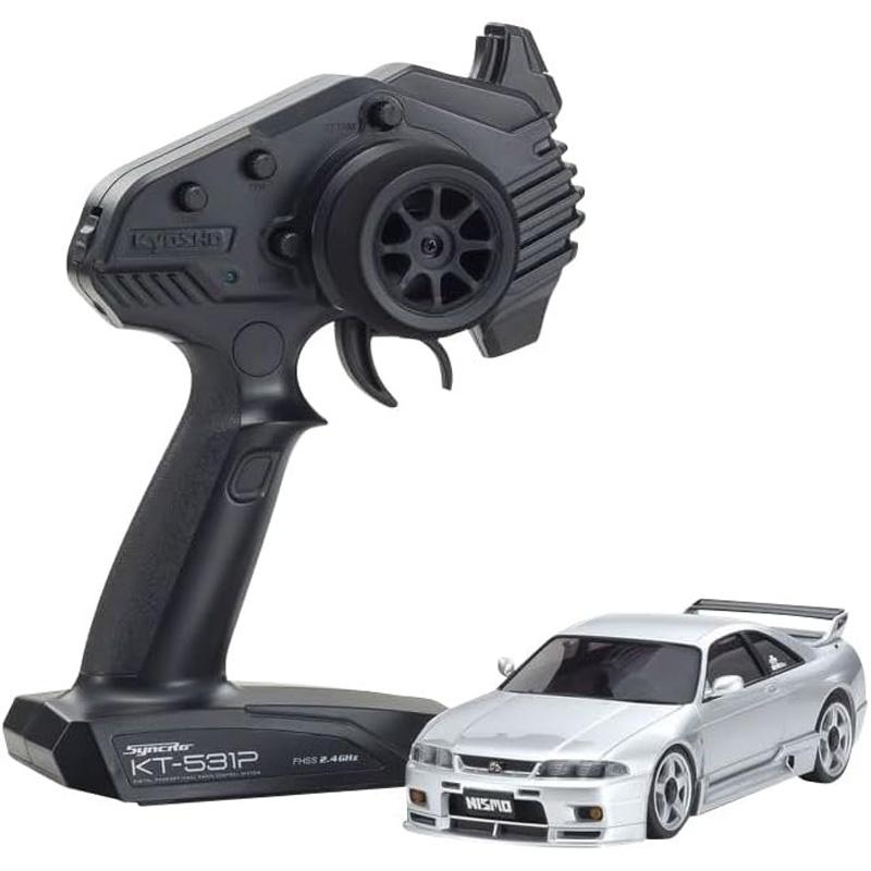 京商 ミニッツAWD 日産 スカイライン GT-R ニスモ R33 シルバー MA-020