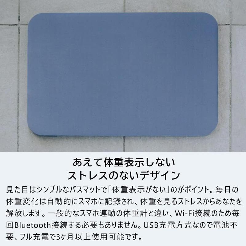 issin スマートバスマット グレー 体重計 SBM22U01LJ-GY : GBFT