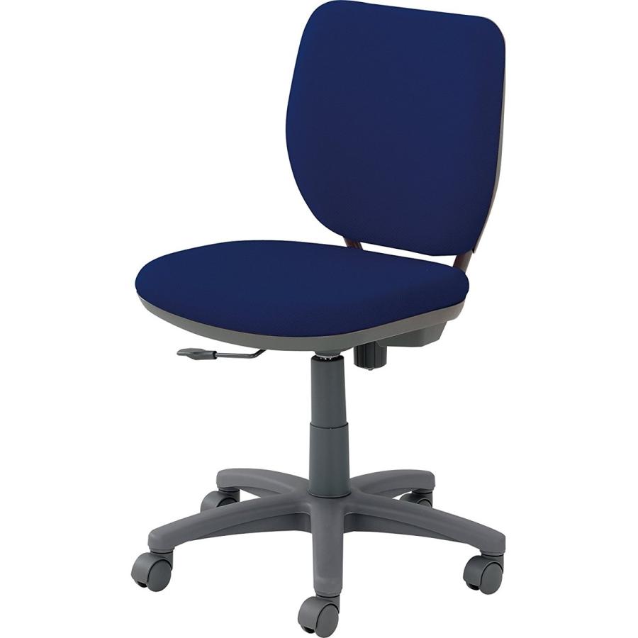 オカムラ オフィスチェア ビラージュ ローバック 肘なし ネイビー