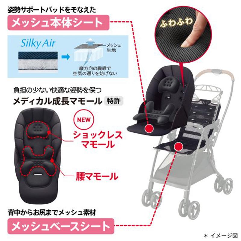 Aprica(アップリカ) A型ベビーカー ラクーナクッション AF 1か月~36か 