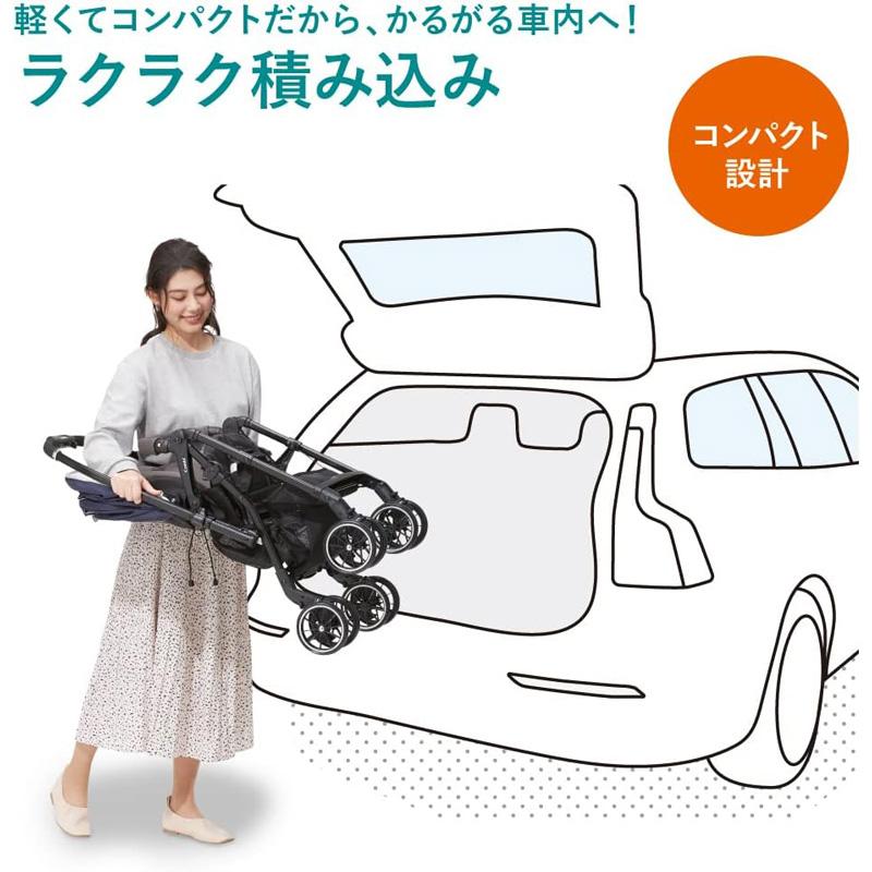 [超美品] combi ベビーカー スゴカルα Lightエッグショック グレー スゴカル コンビ COMBI ベビーカー スゴカルα Light エッグ
