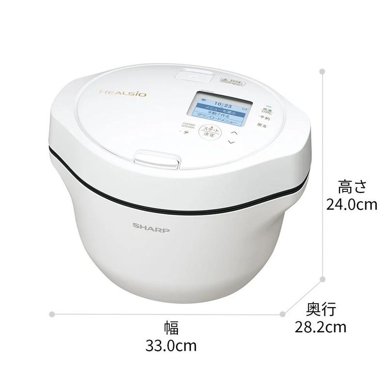 シャープ SHARP 水なし自動調理鍋 ヘルシオ ホットクック プレミアム 