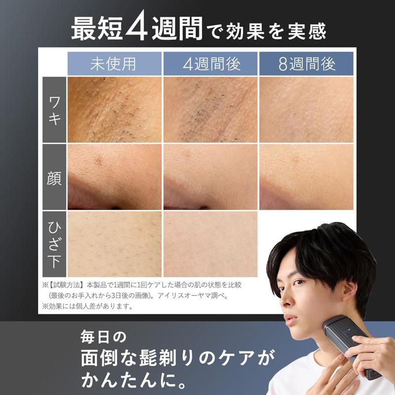 アイリスオーヤマ IRIS OHYAMA MiCOLA 光美容器 ダークグレー LB-M101-H