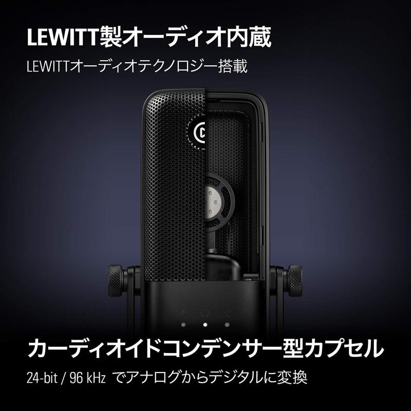 Elgato エルガト マイク Wave:3 ブラック 配信用機材 10MAB9900-JP 
