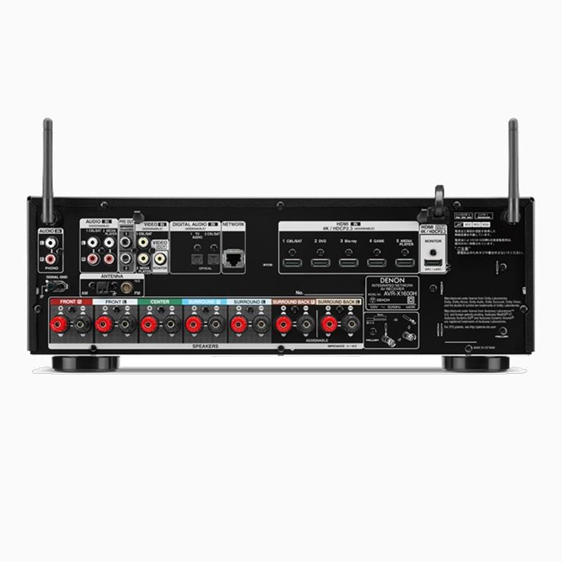 DENON デノン Denon AVアンプ AVR-X1600H ブラック AVRX1600HK : GBFT