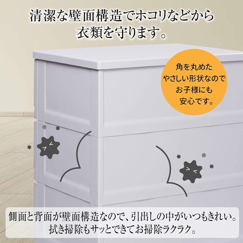 Fits 天馬 Tenma フィッツプラス プレミアム チェスト 5段 FP6505 幅
