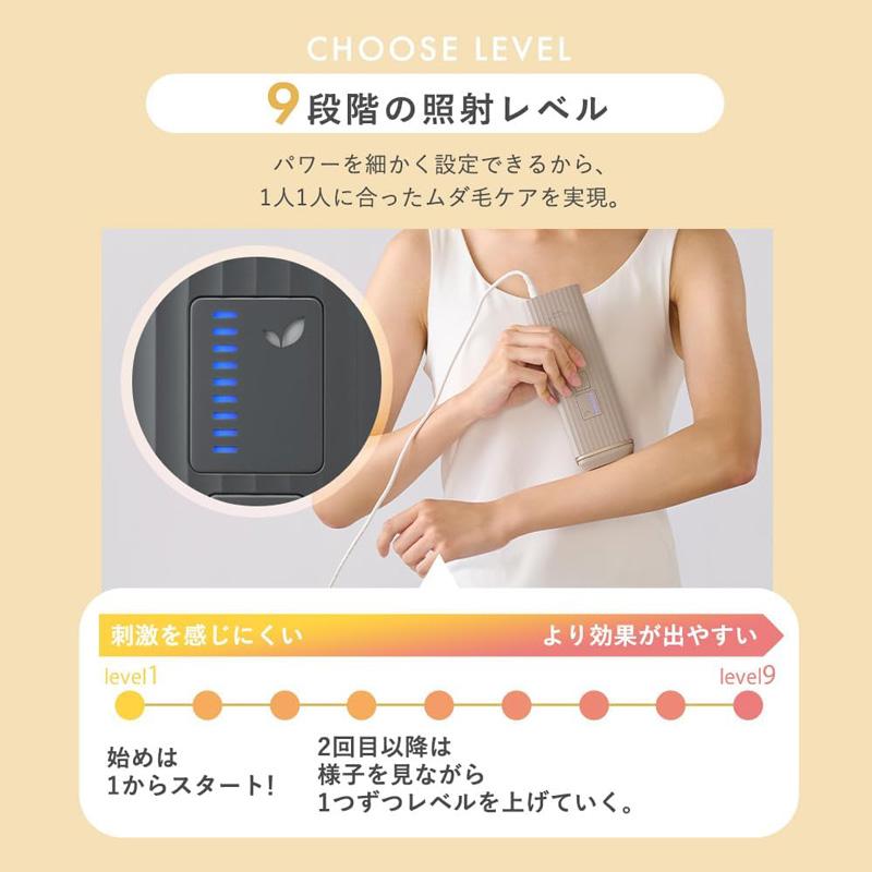 アイリスオーヤマ 光美容器 ホワイト 収納袋付き 脱毛器 顔・VIO対応 LB-M101-W
