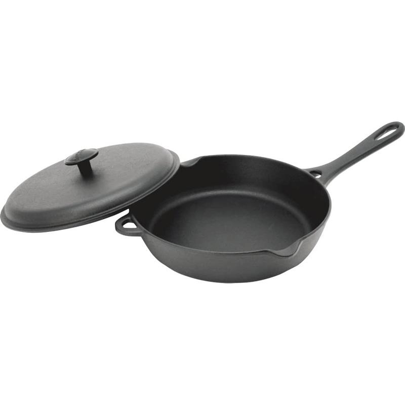 岩鋳（IWACHU） フライパン24蓋付 黒焼付 内径23.5cm IH対応 南部鉄器
