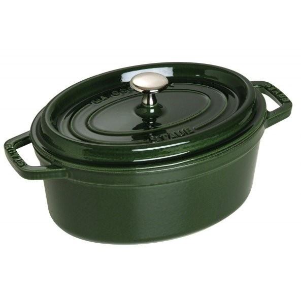 staub ストウブ 「 ピコ ココット ラウンド バジルグリーン 18cm