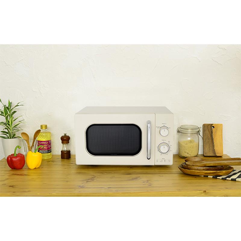 新品未使用　ユアサレトロ電子レンジ 17L PRE-702B 東日本50Hz ユアサプライムス.com｜17Lレトロ電子レンジ 50Hz（東日本）専用