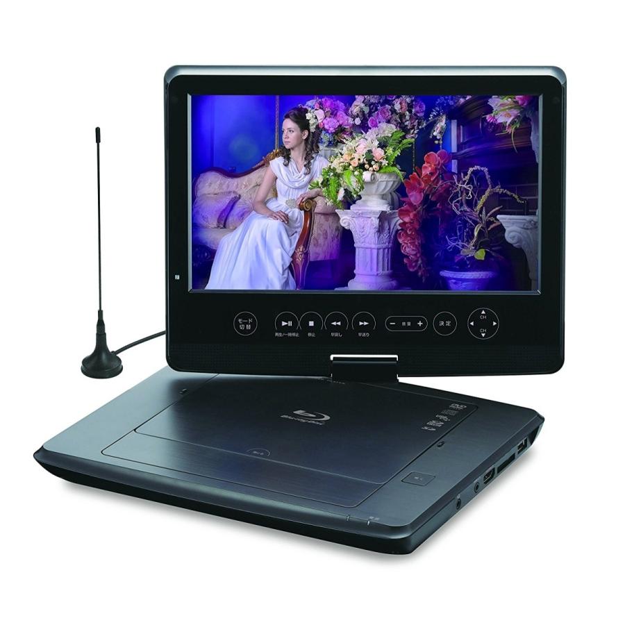 グリーンハウス 10.1型ワイドTFT液晶 (LED) ポータブルブルーレイ 