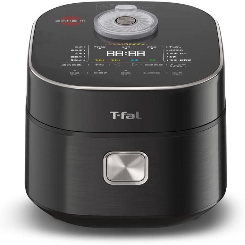 T-fal ティファール 炊飯器 ザ・ライス ブラック 遠赤外線IH炊飯器 5.5 