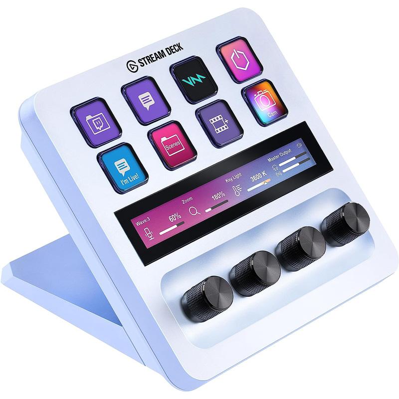 Stream Deck + Elgato エルガト ホワイト オーディオミキサー スタジオ 