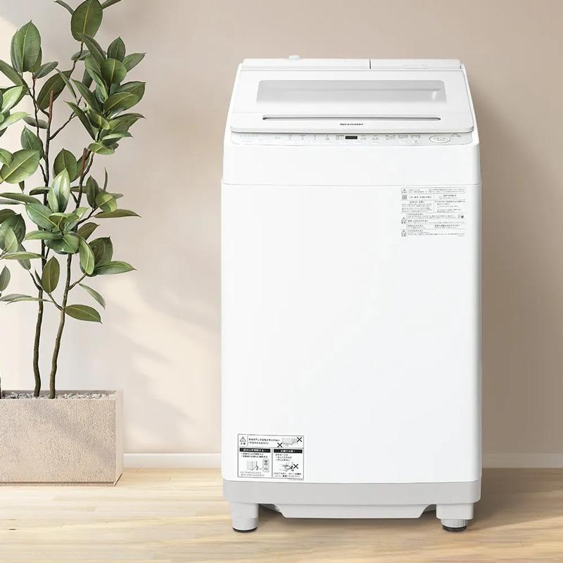 SHARP 縦型洗濯機自動投入付 10.0kg SHARP】縦型洗濯乾燥機 10kg