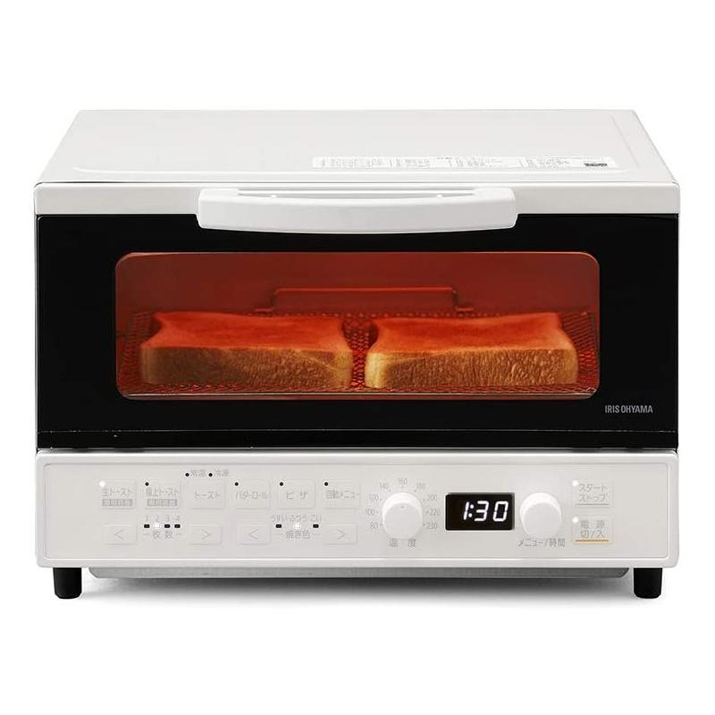 アイリスオーヤマ マイコン式 オーブントースター ホワイト MOT-401-W