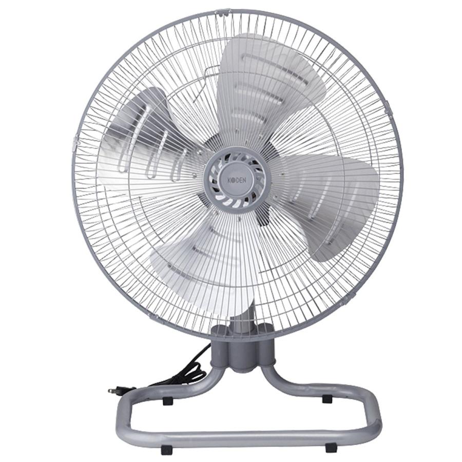 広電 KODEN 45cmアルミ羽根工業扇風機 据置型 シルバー KSF4576-S