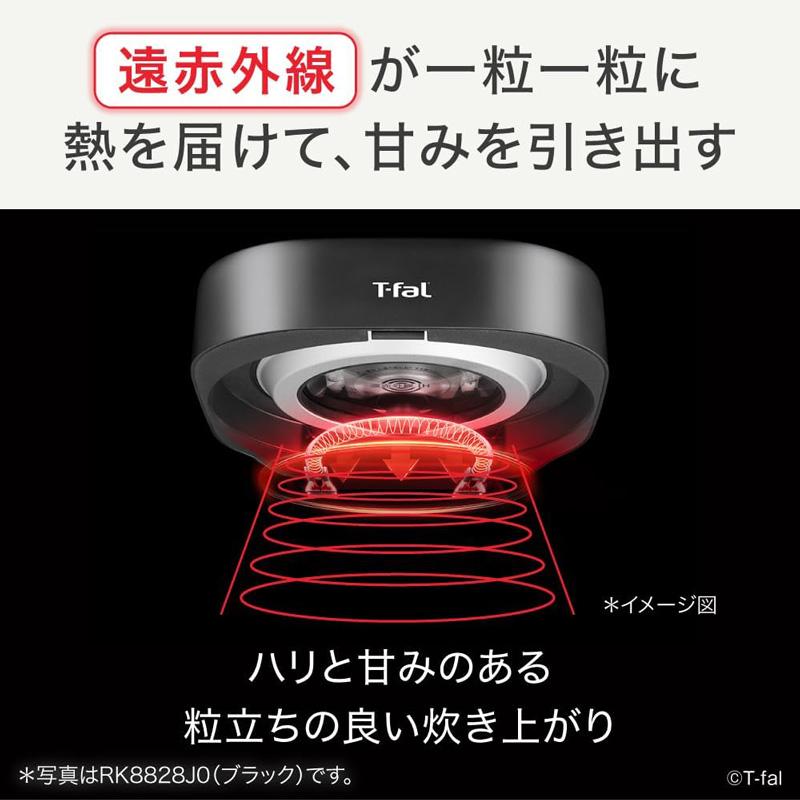 ティファール T-fal 炊飯器 ザ・ライス メタリック 遠赤外線IH炊飯器