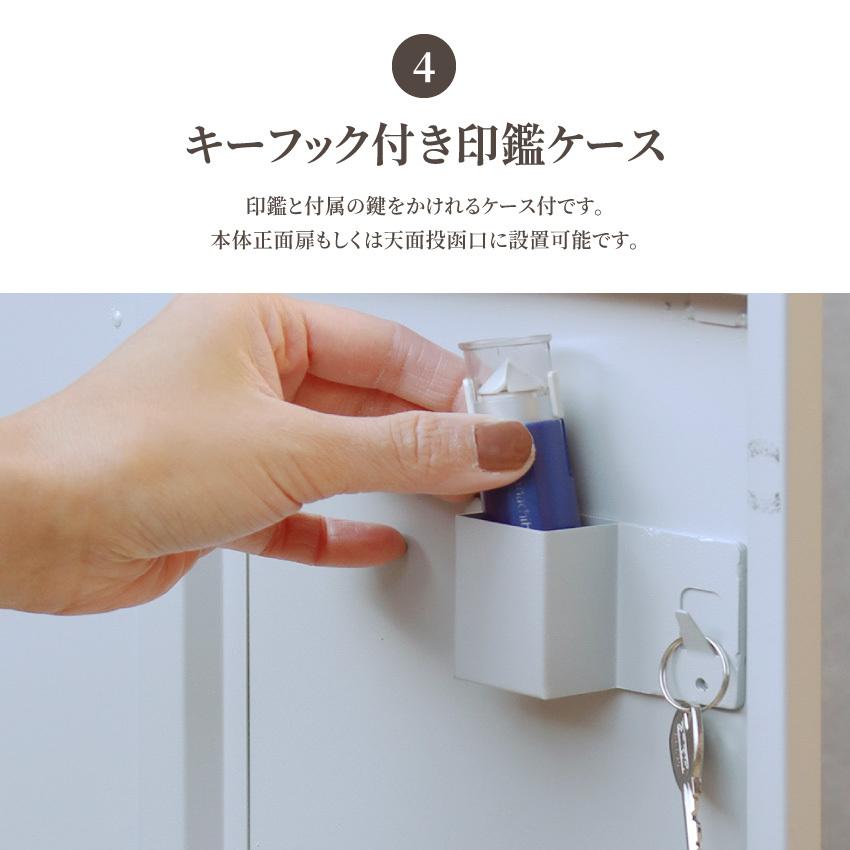 MOJYU 宅配ボックス付ポスト 郵便ポスト シルバー PBX-007