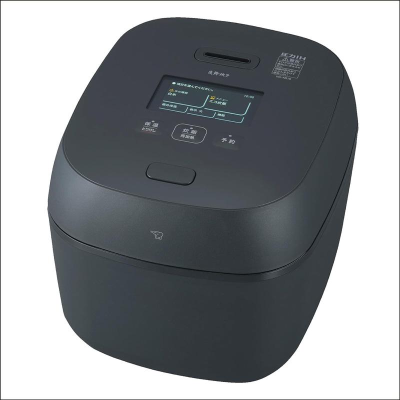 炎舞炊き 象印 NX-AB18-BZ 圧力IH炊飯ジャー 1升炊き ブラック 3D