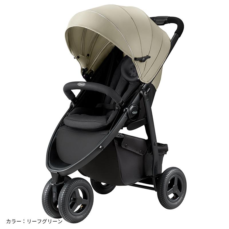 グレコ GRACO 3輪ベビーカー バギー リーフグリーン バスケット付き 